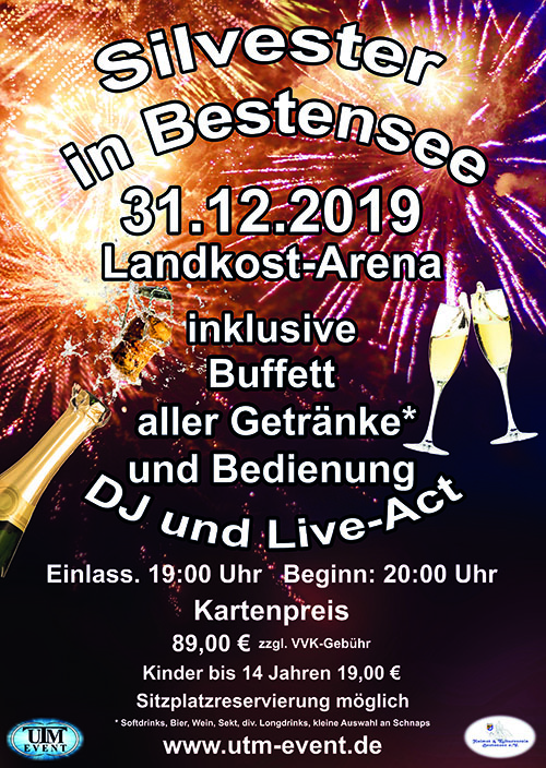 Silvester 2019 in Bestensee